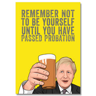 Passed Probation Boris Card